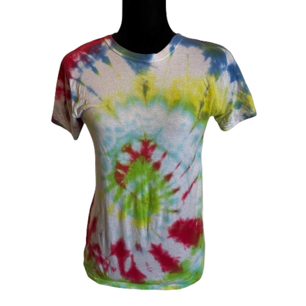 Hanes Womens T-Shirt Size Small ComfortSoft Tie Dye Tee Shirt Top